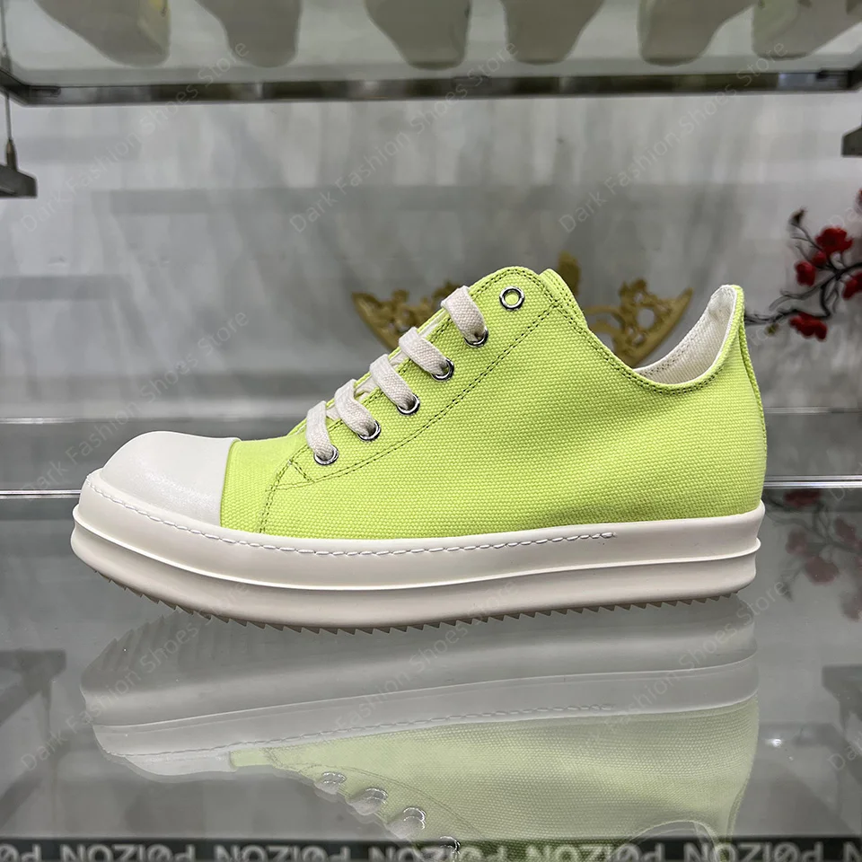 Brand Casual Low Top Fruit Green Canvas Designer Men Shoe Roman New Fashion Quality Ro Street Platform Luxury Women Sneakers