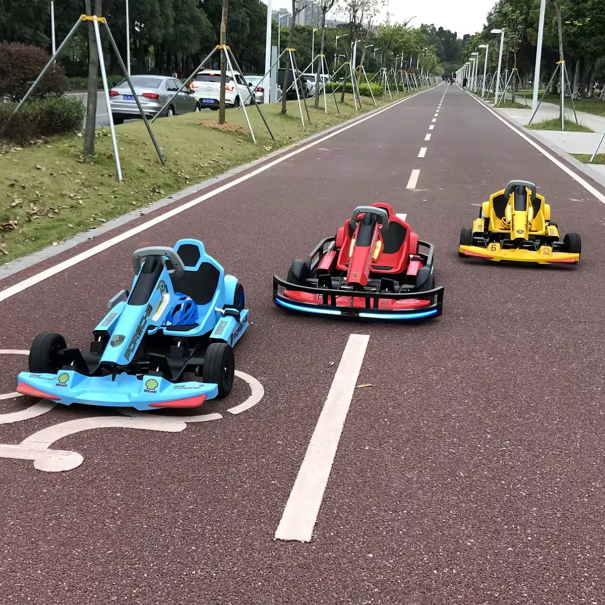 

2024 Original App Control Gokart High Speed Electric Go Cart Race Go Karts for Adults and Kids