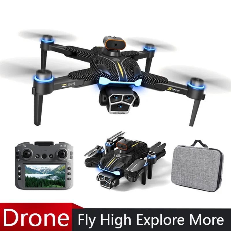 

RC Drones Z104 4.5-inch screen remote control Wide-angle 8K HD Professinal Duals Camera 360* bstacle Avoidance Quadcopter Toys