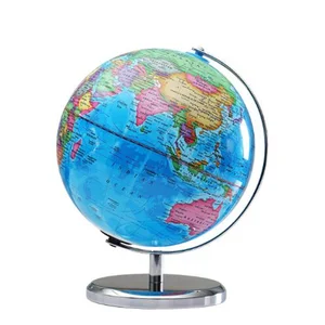 20 cm einen Durchmesser der vollständigen globalen Sphere Full Globe HD Printed Table Lehre LED LED GOBO Metall ABS 360 ° Rotation Büro Handwerk 6 Hauptverkäufe Globe Terraqueo Giant - №3