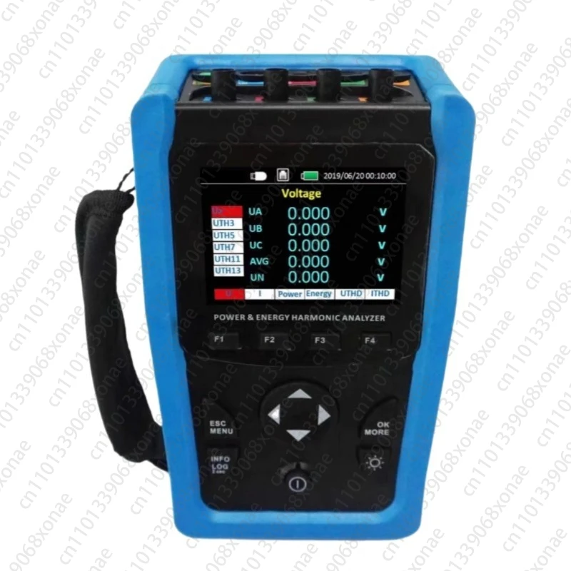 

ME440 AC Power Analyzer , Handheld Voltage Current Power Factor Harmonic Roche Coil Power Meter