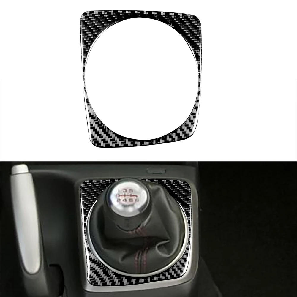 Carbon Fiber Automatic Gear Shift Panel Cover For Honda Civic 8th Gen 2006 2007 2008 2009 2010 2011 Car Interior Accessories