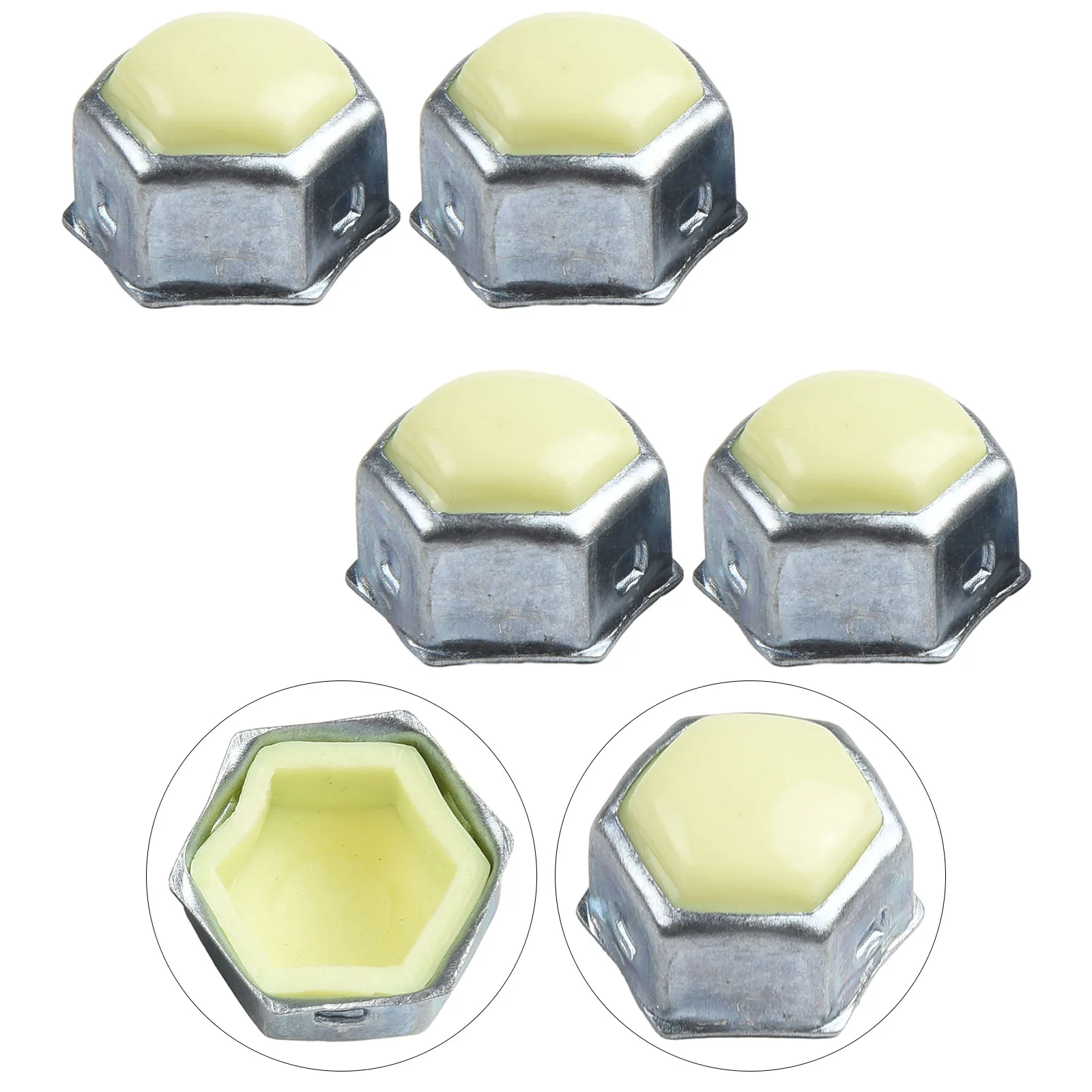 Steering Stop Nut Upgraded Design Steering Lock Stop Nut Bolt Cap for Nissan Navara D22 9806 400392S610 4 Pieces