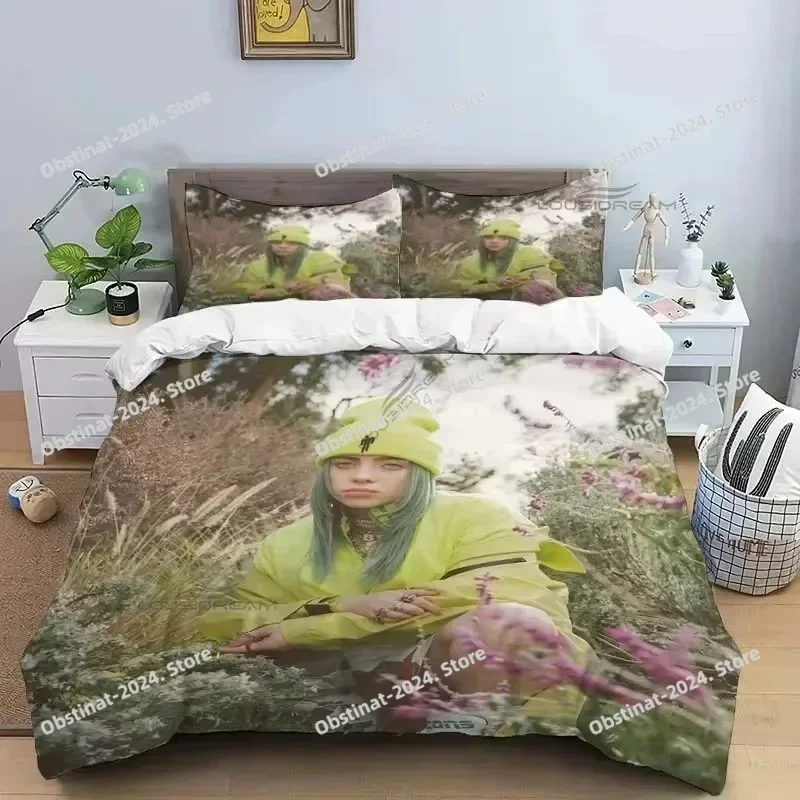 

Popular Star B-E Singer Bedding Set Print single Comforter Quilt Bed Cover Duvet Cover Pillow Case 3 Pieces Sets Kids Adult Size