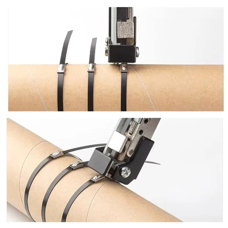 Y42A-Adjustable Zip Tightening Force Professional Tie Kit Stainless Steel Automatic Cable Tie Cutting Tool