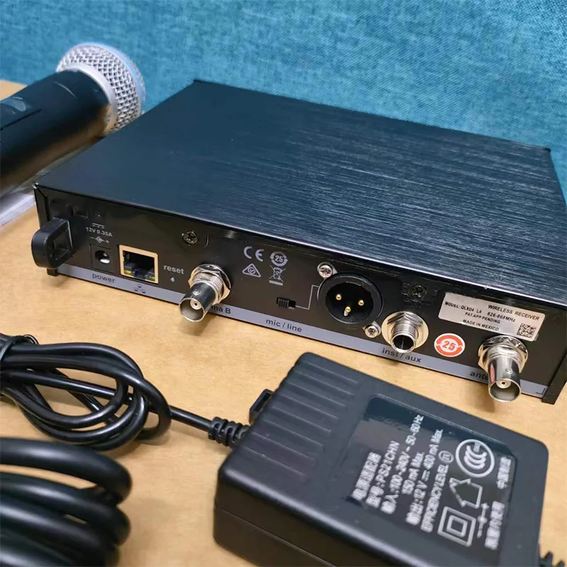 QLXD4 Microphone sans fil Performance scène karaoké hôte Streaming en direct Microphone professionnel