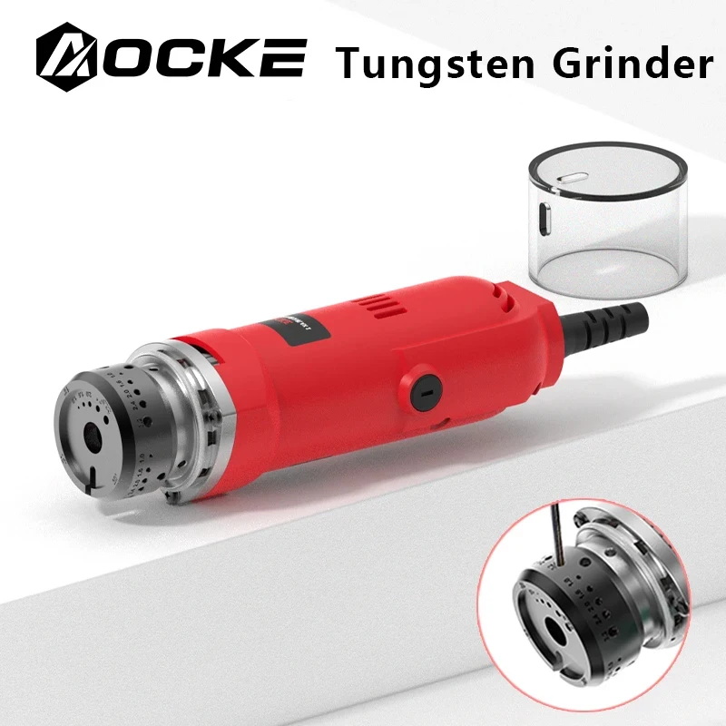 Aocke ax1 elétrica máquina de moer agulha tungstênio eletrodo moedor apontador portátil tig ferramenta acessório soldagem