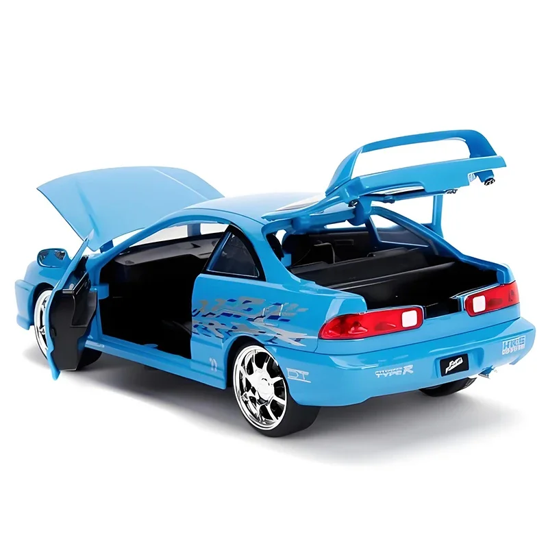 JADA 1:24 Fast & Furious MIA'S ACURA INTEGRA Alloy Car Diecasts & Toy Vehicles Car Model Miniature Scale Model Car For Children