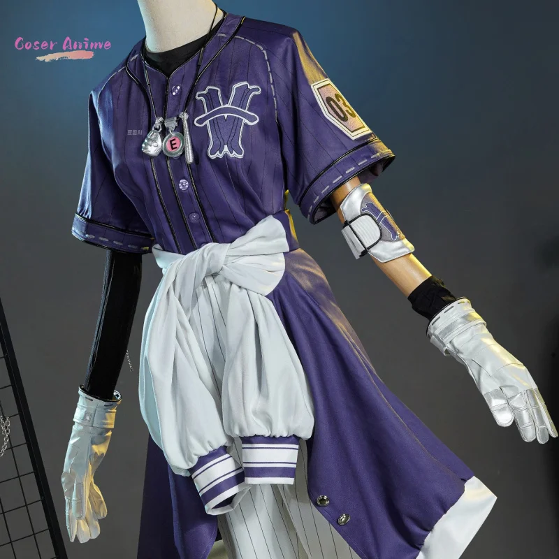 Identity V Ganji Gupta Batter Косплей Костюм BLK Униформа Хэллоуин Карнавал Вечеринка Рождественская Игра Ролевая Одежда Одежда