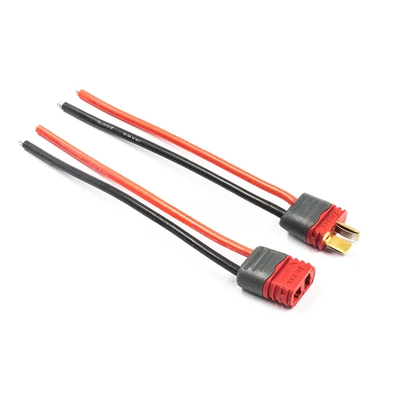 

1/5/10Pcs/lot Non-slip Male/Female T-plug T Type Gold Plated Connectors High Current Model Airplane ESC Battery Plug