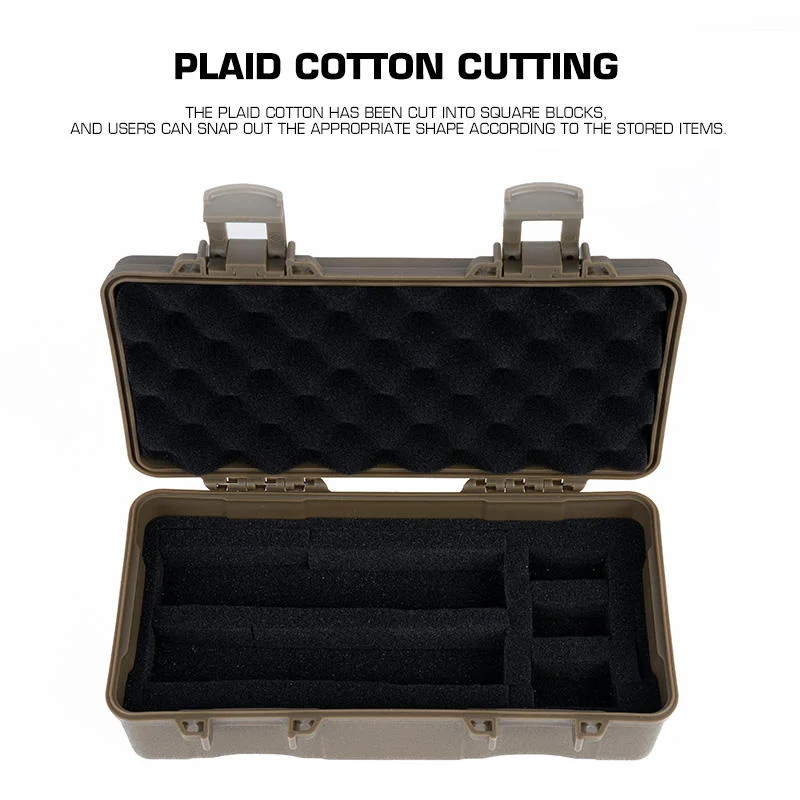 Tactical Equipment Outdoor Shockproof Protection Storage Box Shooting Hunting Laser Box Versatile EDC Flashlight Hard Case - view 3
