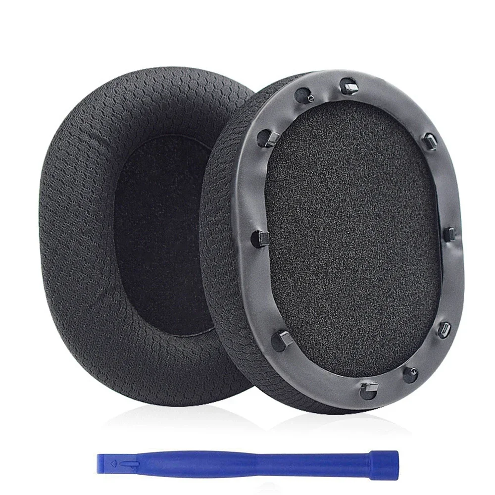 Replacement Fabric Mesh Earpads Ear Pads Cushion for Razer Blackshark V2 X SE Special CouRageJD Edition PRO USB Gaming Headsets