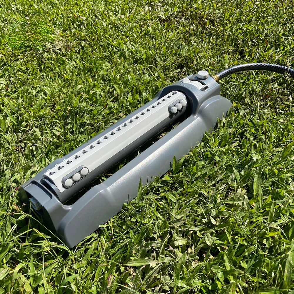 Oscillating Lawn Sprinkler 20 Holes Water Even Coverage and Spray Pattern Easy Maintenance High Impact