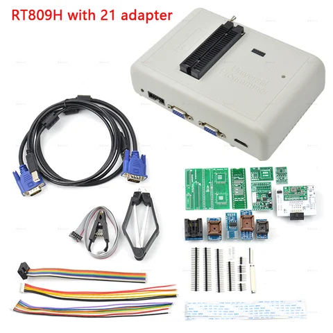 Original RT809H High-Speed EMMC-Nand Flash Programmer +21 Adapter Customized ISP Board