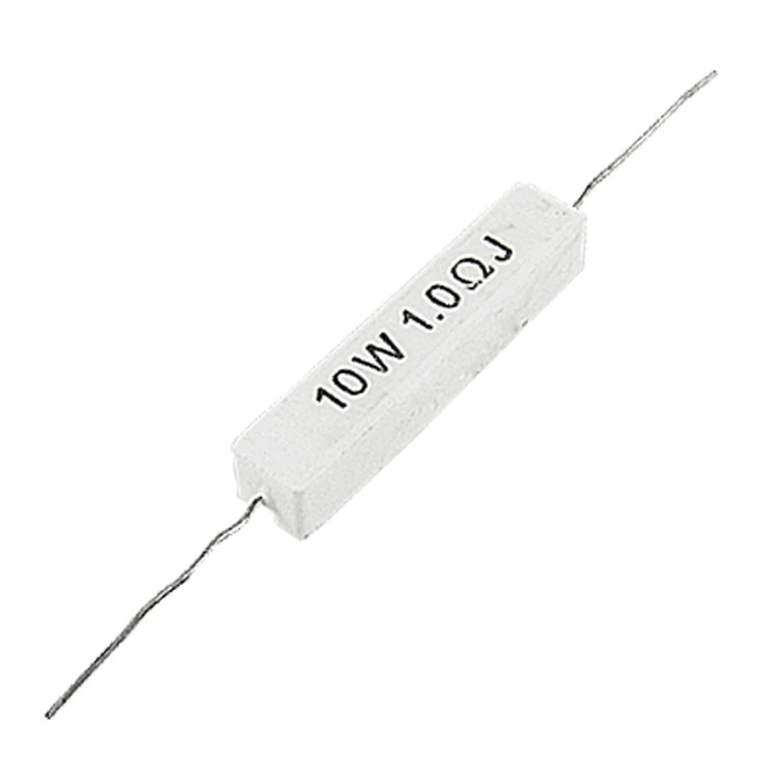 Y06A 1.0 Ohm 10W Wirewound Ceramic Cement Resistor 5 Pcs