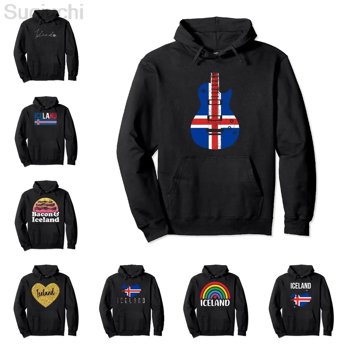 Icelandic Flag Vintage Made In Iceland Gift Pullover Hoodie Men Women Unisex Cotton Hoodies Man Hip Hop Style Sweatshirt