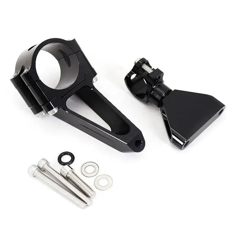 ABIB -Motorcycle Adjustable Steering Stabilizer Damper Mounting Bracket Support Kit For HONDA CBR600 CBR 600 F4i 1999-2007