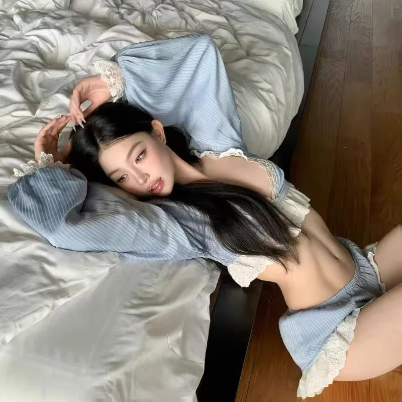 

Новый сексуальный купальник-бикини Pure Desire для женщин, с длинными рукавами, кружевной, для термальных источников, для отдыха на островах, класса люкс, с раздельным дизайном