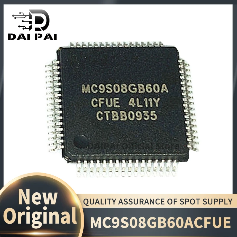(2Pcs-10Pcs/Lot)100% New original MC9S08GB60ACFUE MC9S08GB60