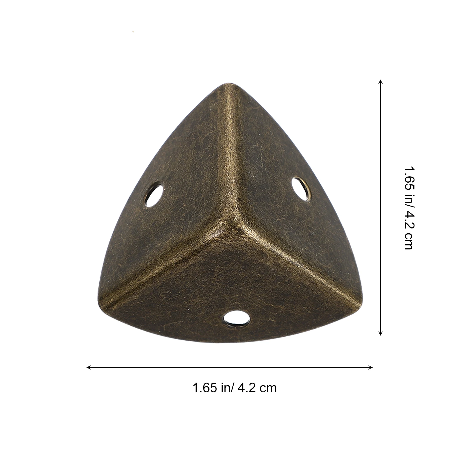 

20 Pcs 3cm Copper Retro Alloy Corner Protectors Furniture Guards Screws for Desk Door Wardrobe Box Edge Safety