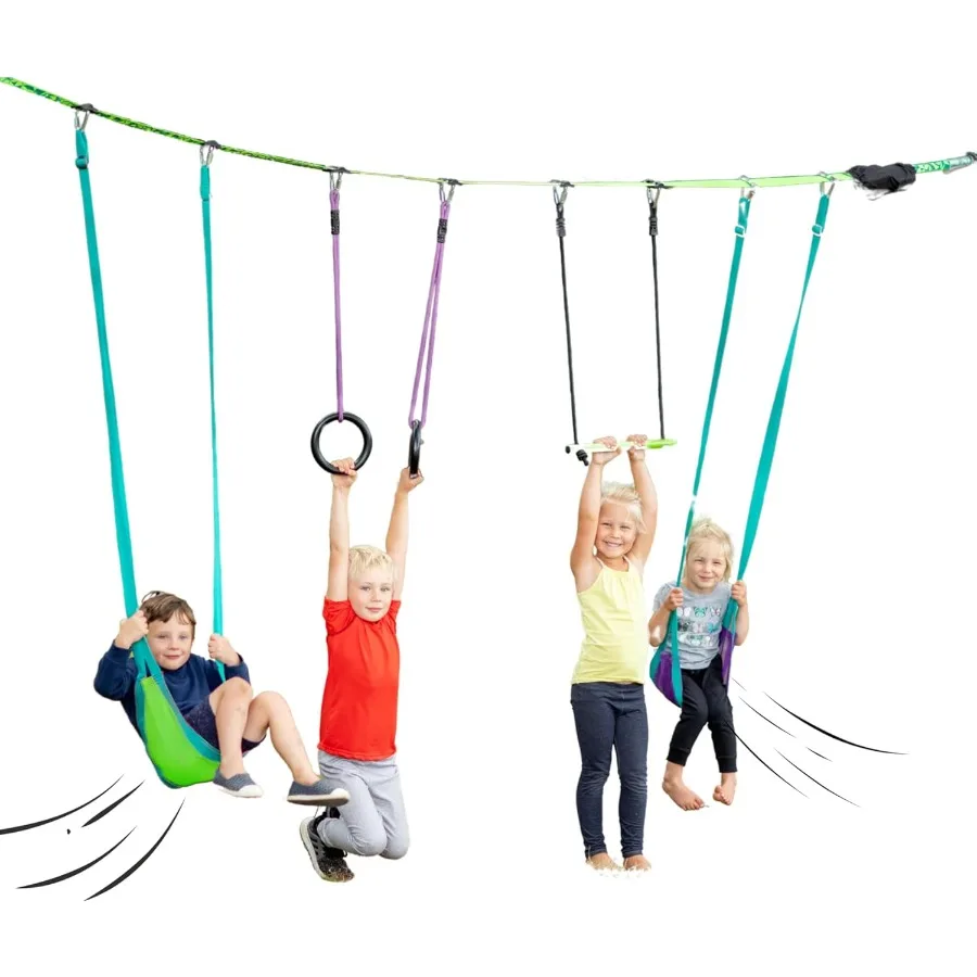 

Swing Line Transform Healthy Trees Into the Perfect Backyard Swingset Tree Swing Line Kit for Outdoor Recreation Ideal for Ages