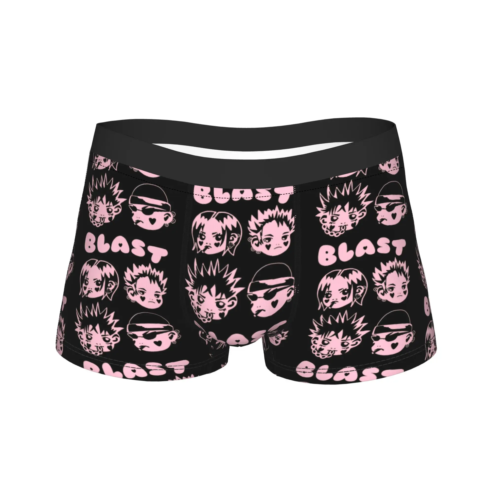 

Humor Boxer Nana Best Friends Shorts Panties Briefs Men's Underwear Anime Breathable Underpants for Homme Plus Size