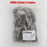100pcs New Plastic Stapler Welding Bumper Repair Standard Pre Cut Wave Staples Bumper Repair Iron Staples