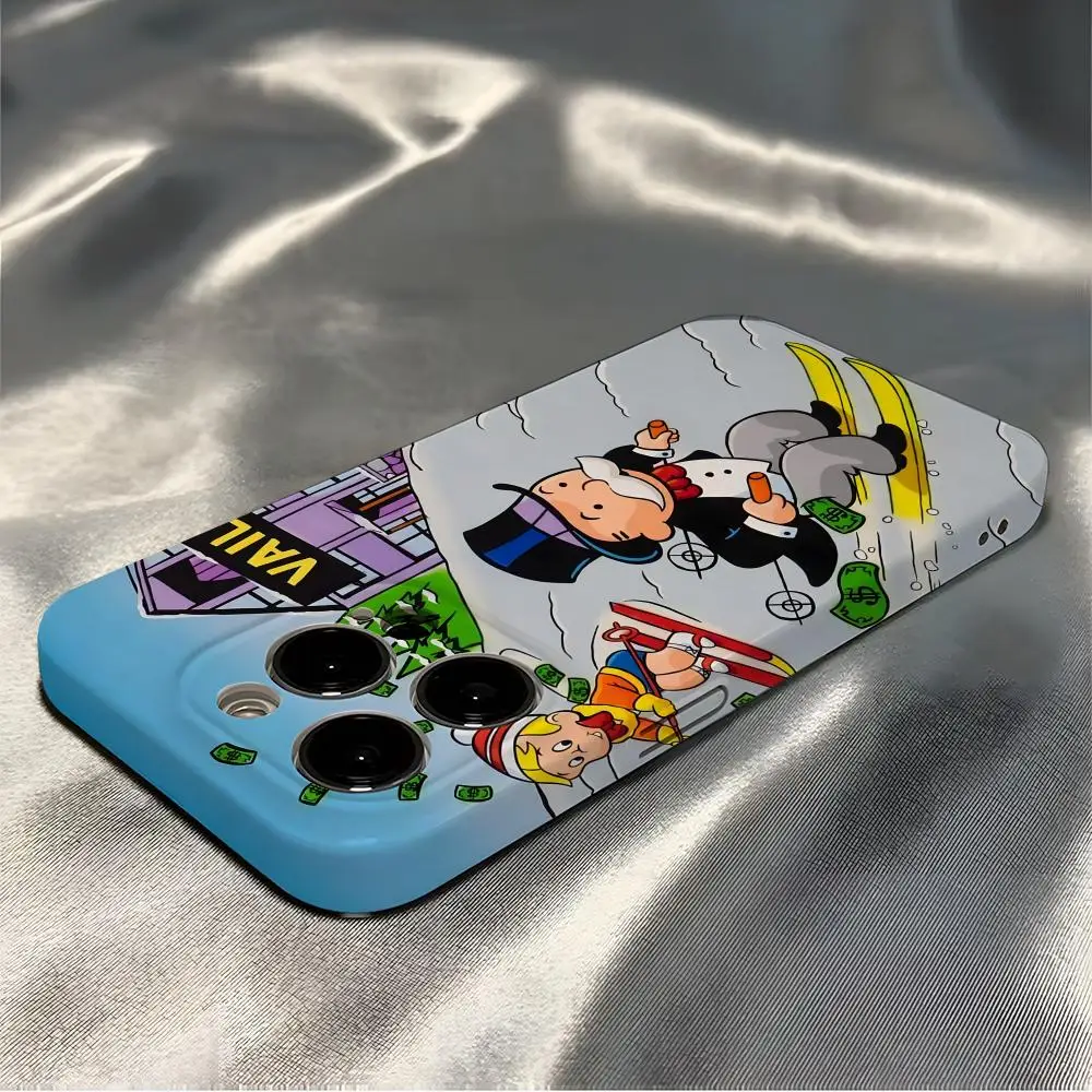 الاتجاه الكرتون الدولار أليك احتكار جراب هاتف آيفون 16 برو ماكس 15 برو 13 14 12 11 8 7 زائد X XR XS ماكس غطاء شامل