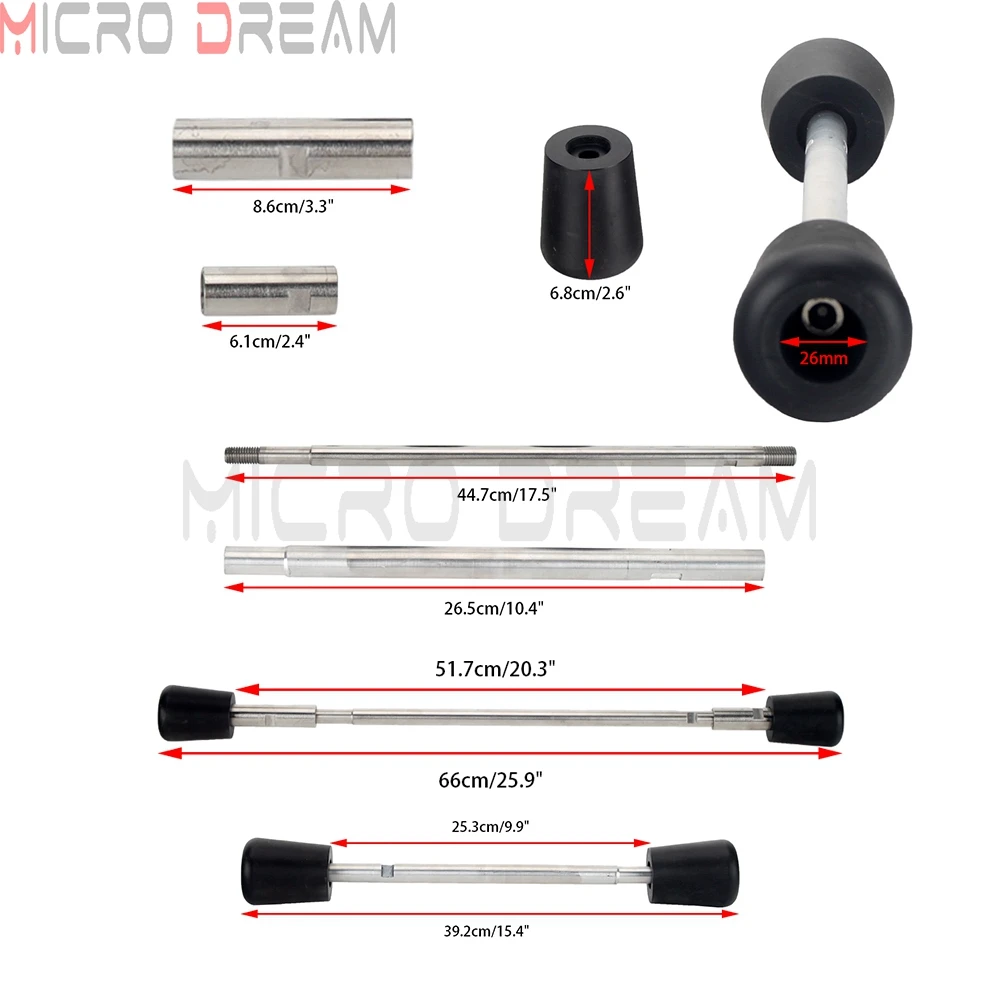 For RA1250 S ADV 2021-2022 Motorcycle Front Rear Axle Fork Crash Slider Wheel Protector Accessories For Harley PAN AMERICA 1250