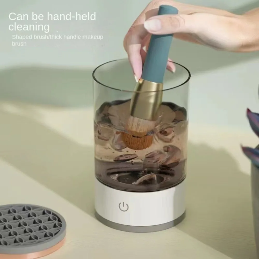 Nettoyeur de brosse de maquillage électrique 3 en 1, prise USB, nettoyeur de brosse cosmétique portatif, Machine automatique de nettoyage de brosse de maquillage à séchage rapide