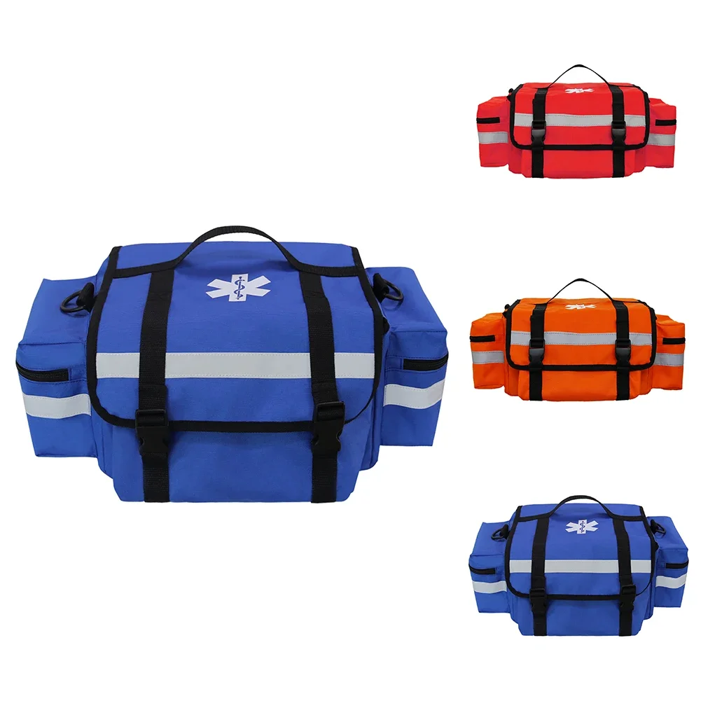 Mochila de rescate de emergencia, Kits de primeros auxilios, bolsa grande de almacenamiento de tela Oxford, 600DPU clasificada médica, bolsas de primeros auxilios