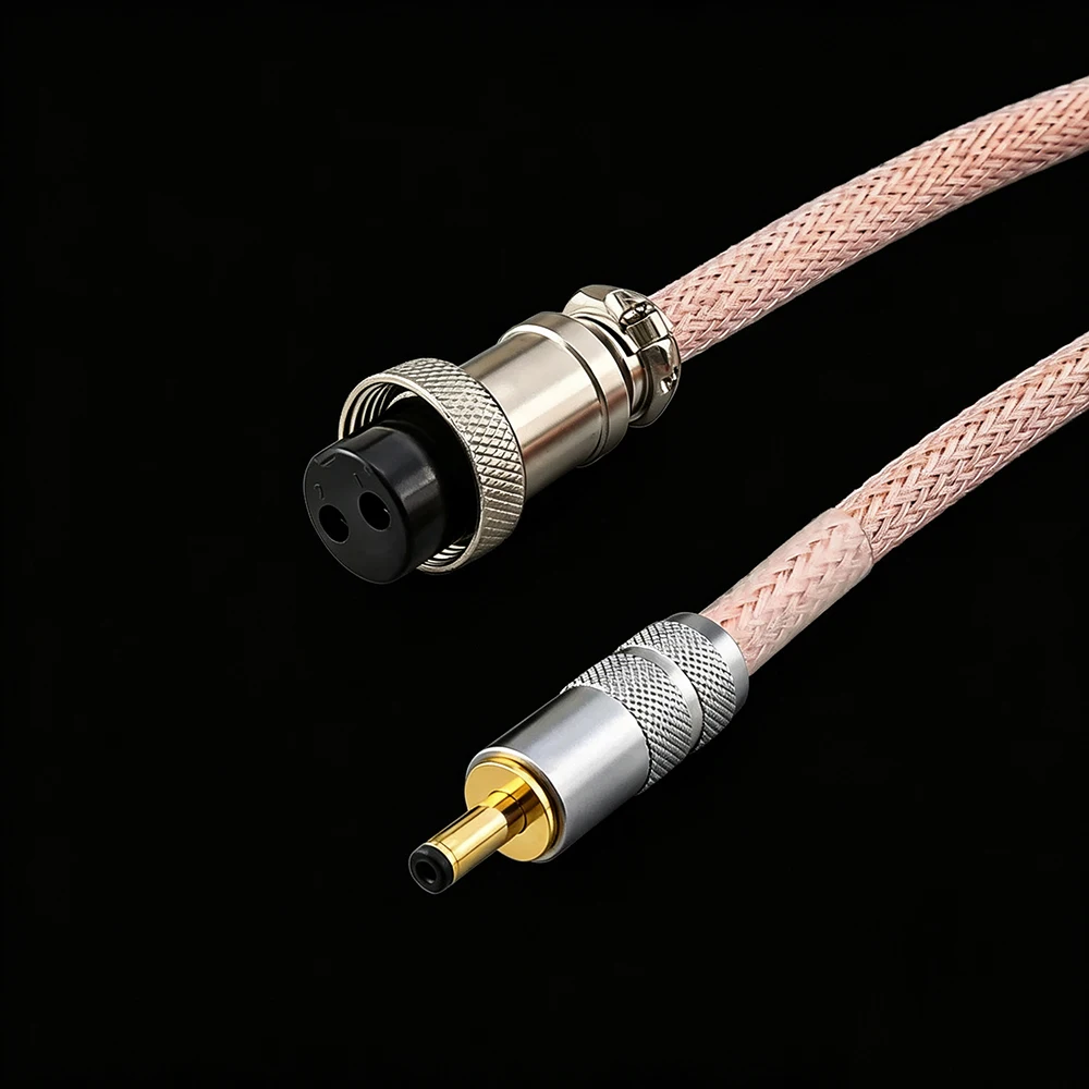 Hifi OCC Copper wire gx16 DC plug DC cable linear power cable GX16-2P TO DC3513 (3.5*1.3mm)