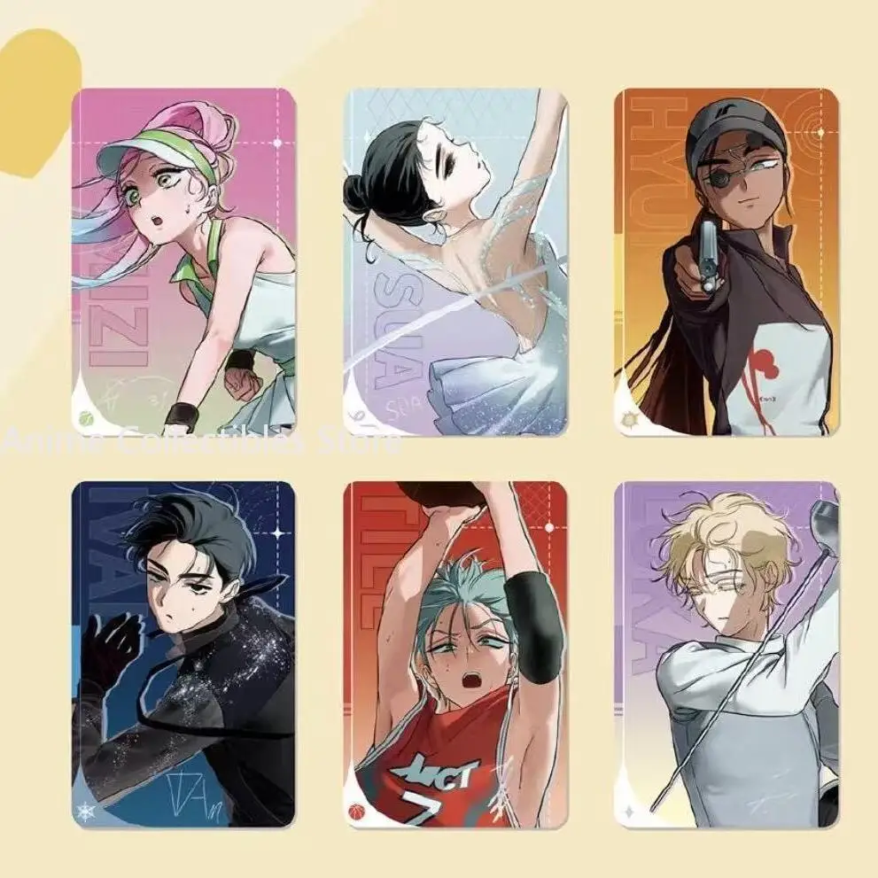 6PC Alien Stage Luka Till Sua Ivan MiZi Card Segnalibro Anime 3 pollici Piccola carta Lomo Regalo per studenti di cancelleria