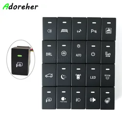 For Honda Fit GK5 Reserved Hole Refitted Fog Light Recorder Mirror heating Light Radar Power Supply Heating Switch