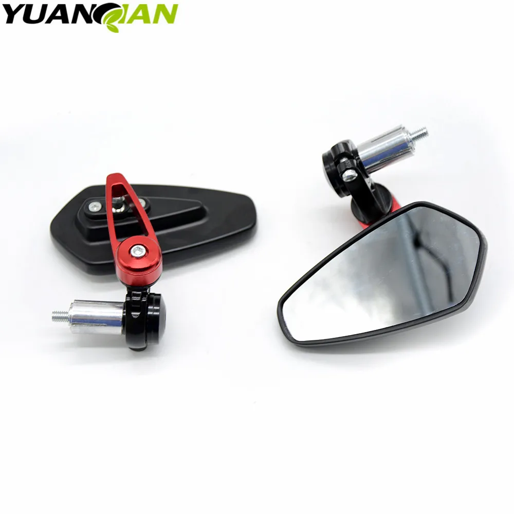 مرآة جانبية للرؤية الخلفية للدراجات النارية ، مرآة نهاية القضيب بمقبض ، مناسبة لـ ign ، BMW ، كاواساكي ، هوندا ، سوزوكي ، "، 22 يللي ، معظم الدراجات النارية ، جديدة