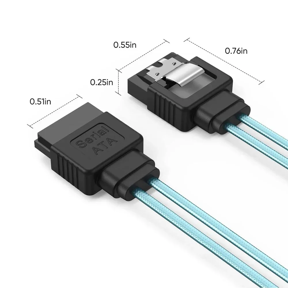 2pcs/lot  High Speed Connection Line for Hard Disk Server,SATA 7P Female Straight to SATA 12G SAS Cable