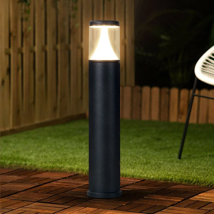 

Thrisdar 60/80CM Outdoor Garden Path Lights Waterproof Landscape Lawn Lamps Aluminum Courtyard villa LED Bollards Light