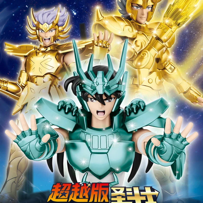 

Blk Blokees Champion Series Saint Seiya, набор экшн-фигурок, коллекционные игрушки в стиле аниме, подарки-Manigoldo Shura Shiryu, собранный Camus