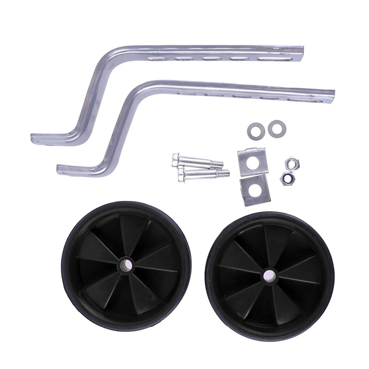 Kids Sturdy Kid Fittings Bike Wheel Support Fits 12 Traing Wheel Bike Kit To 20 Inch Children Bicycles White