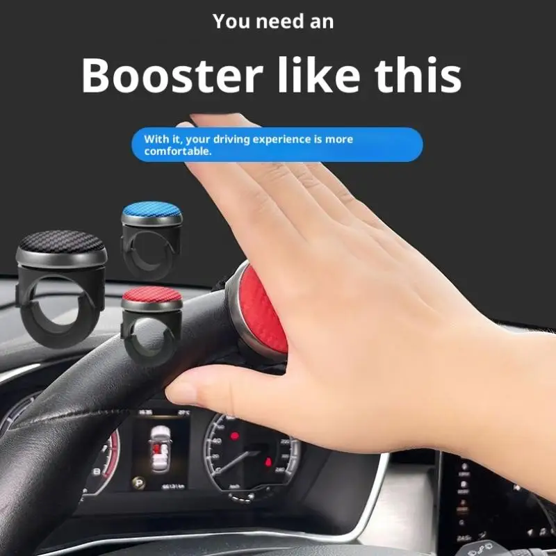 Pengontrol Putar 360 Derajat Universal untuk Kemudi Mobil, Bola Pegangan Anti-Selip, Suku Cadang Mobil Kreatif