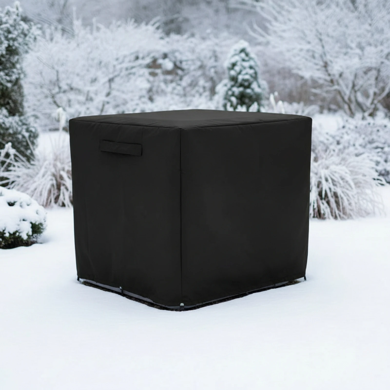 

Air Conditioner Cover with Drawstring Waterproof Outdoor Air Conditioner Cover Dust Resistant Heavy Duty for Homeowners