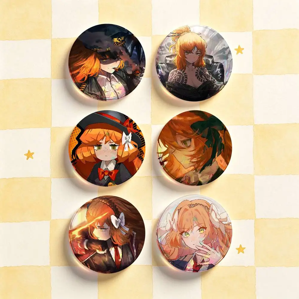 I-lshmael L-Limbus Company Badges Round Nijigen Otaku Culture IP peripheral products 58mm 44mm 32mm 75mm 25mm Mini