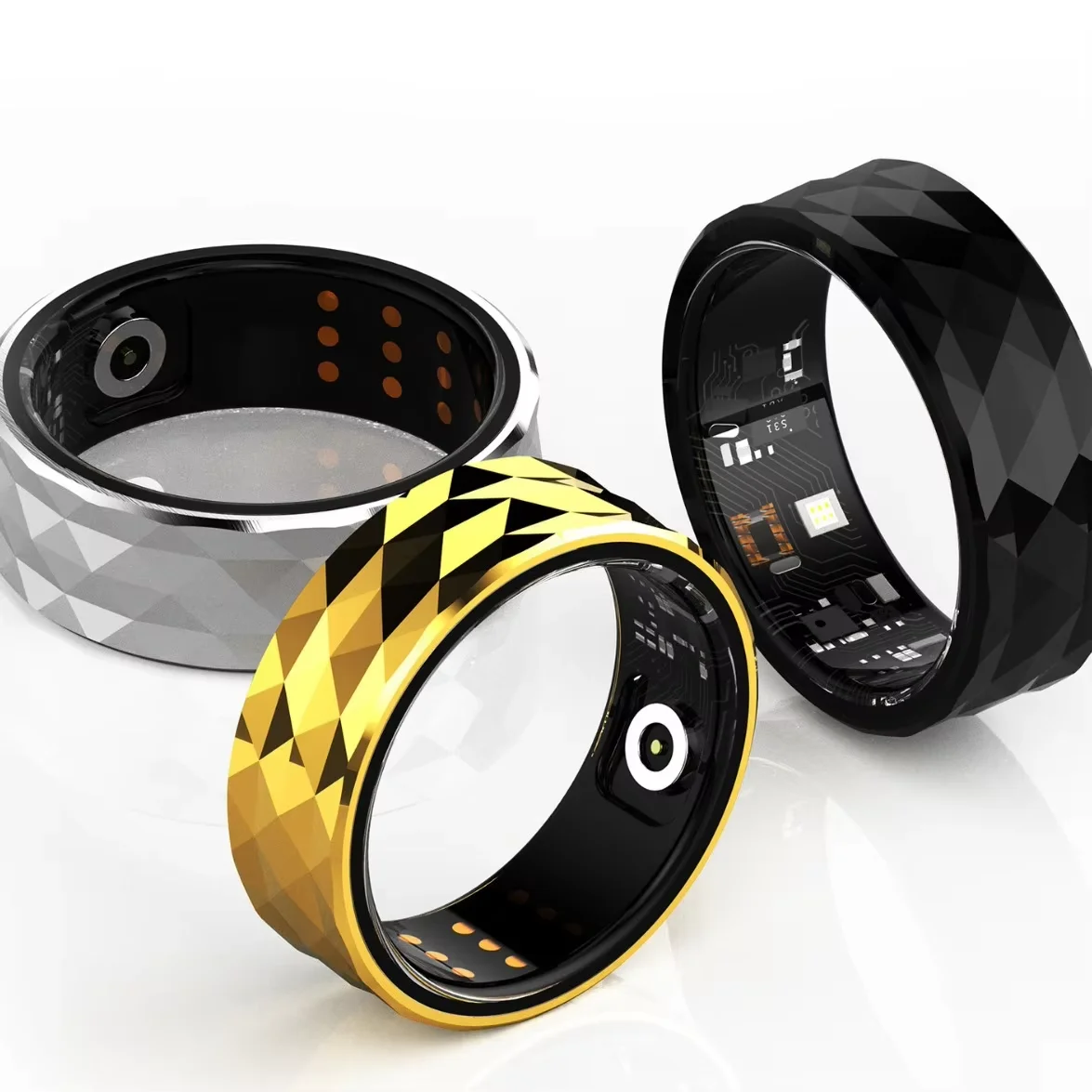

Fashion Smart Ring for Heart Rate Sleep Oxygen and Pressure Suitable for Outdoor Travel
