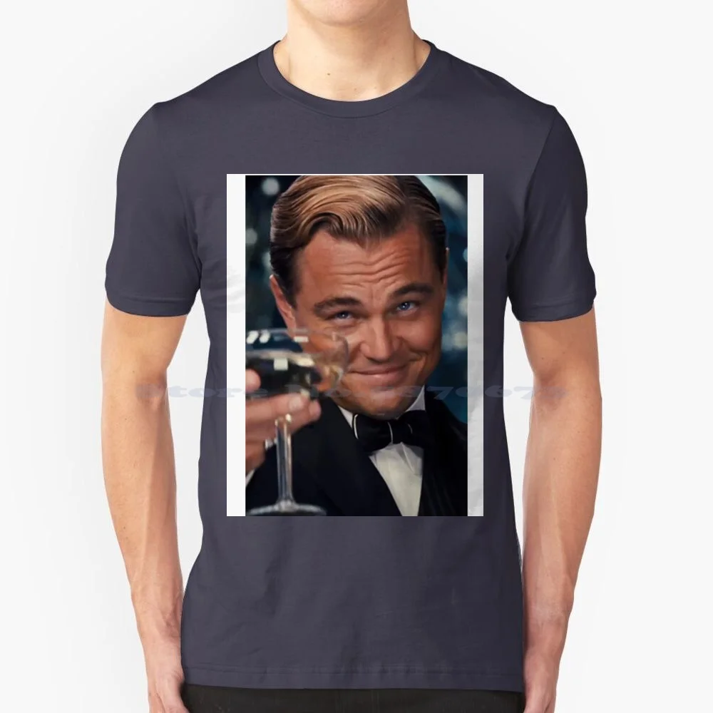 Great T Shirt 100% Cotton Tee Leonardo Dicaprio Film 90s Leo Dicaprio Love Romeo And Juliet Wolf Of Wall Street Movies Fahmee