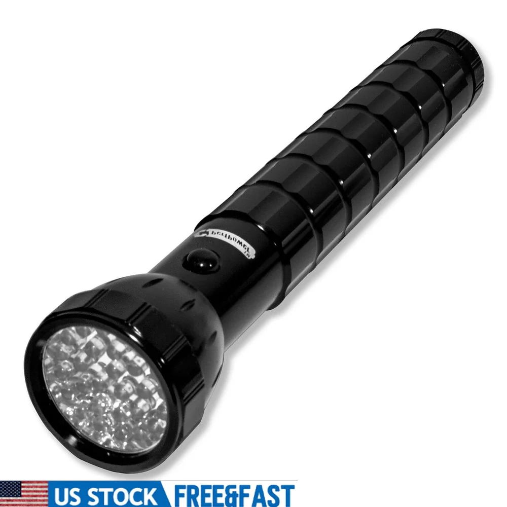 

Professional 28 LED Flashlight Powerful Beam Energy Efficient Shatterproof Lens Water Resistant Easy Grip Handle 450 Lumens
