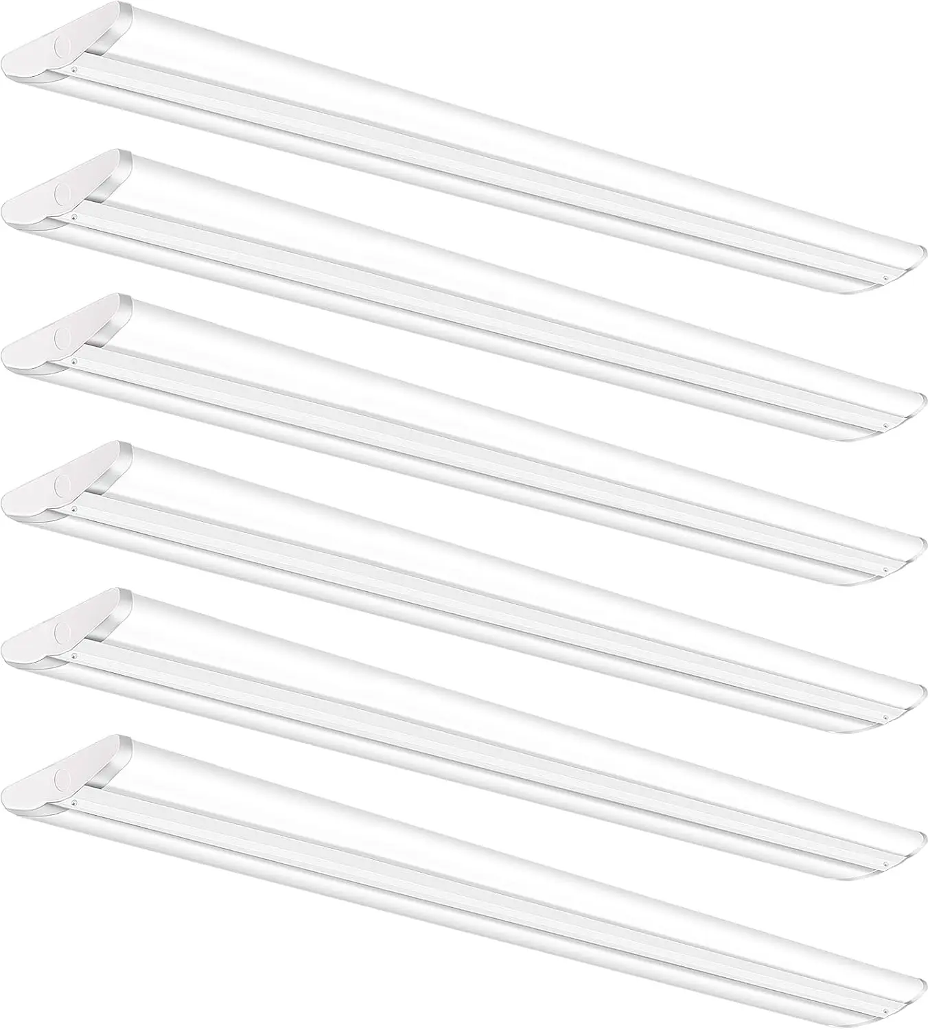 

Ультратонкая светодиодная лампа для магазина 4FT, 50W 5600LM, для гаража, кухни, мастерской, замена люминесцентных ламп, 6 штук в упаковке