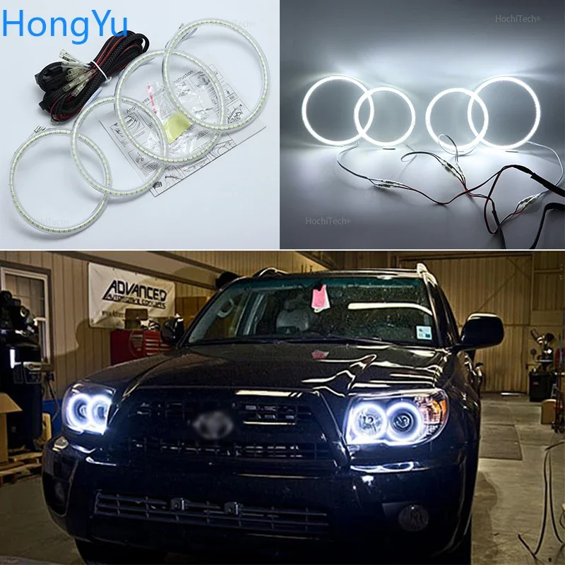 

Super Bright White Color 3528 SMD Led Angel Eyes Kit Daytime Running Light DRL for Toyota 4Runner 2006 2007 2008 2009