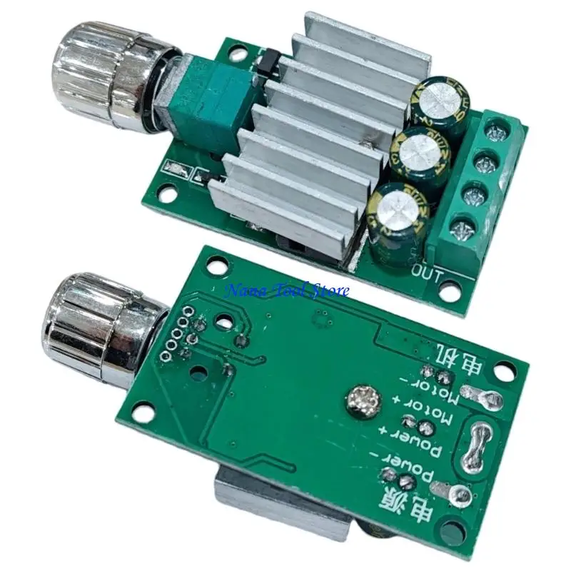 31GJ Motor Speed Controller 12V 24V 10A Electronic Speed Regulator Dimmer Control Switch for Fan Motors LED Light