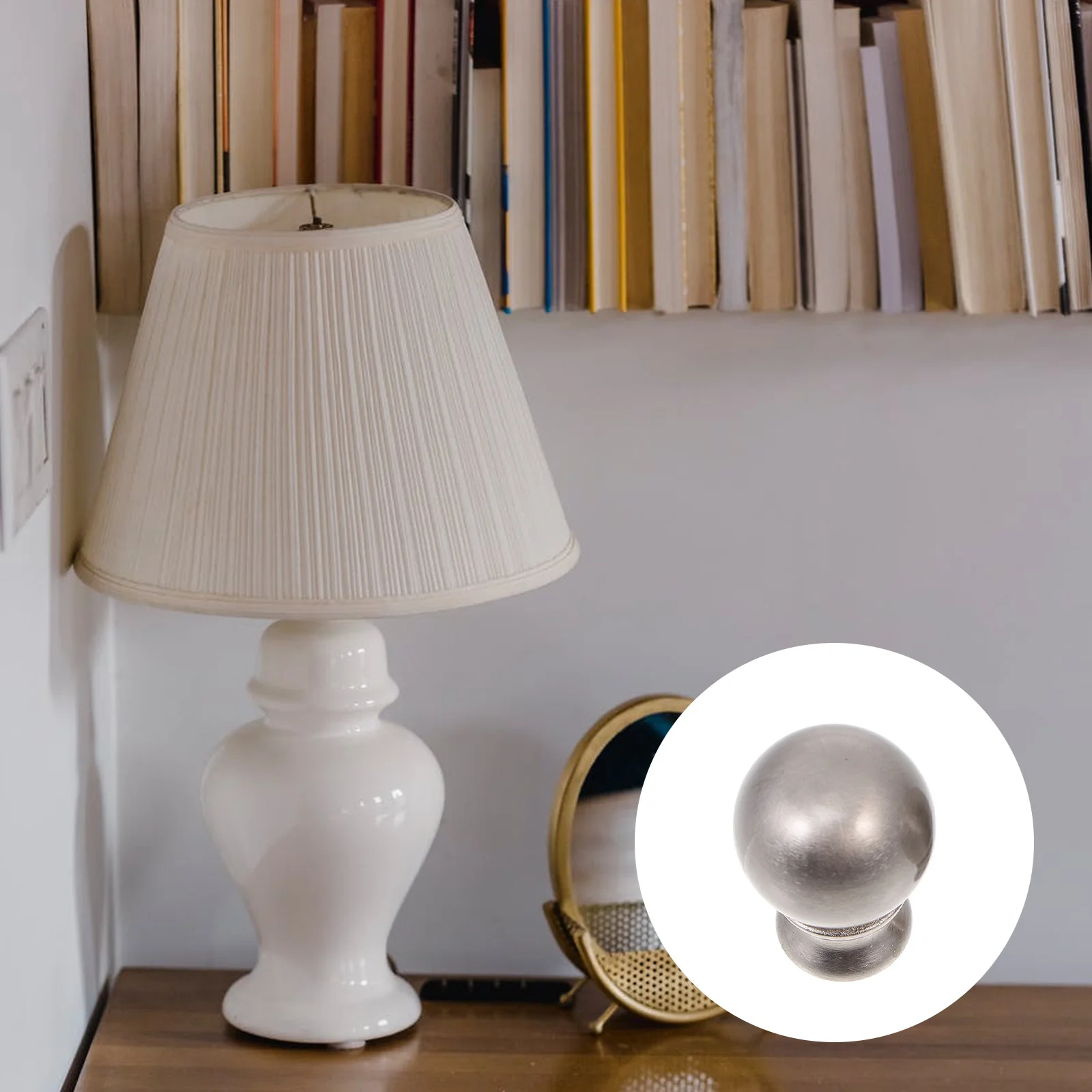 

2pcs Decorative Screw For Table Lamp Finial Floor Light Durable Fade Light Lamp Decoration Knob Resistant Easy Install