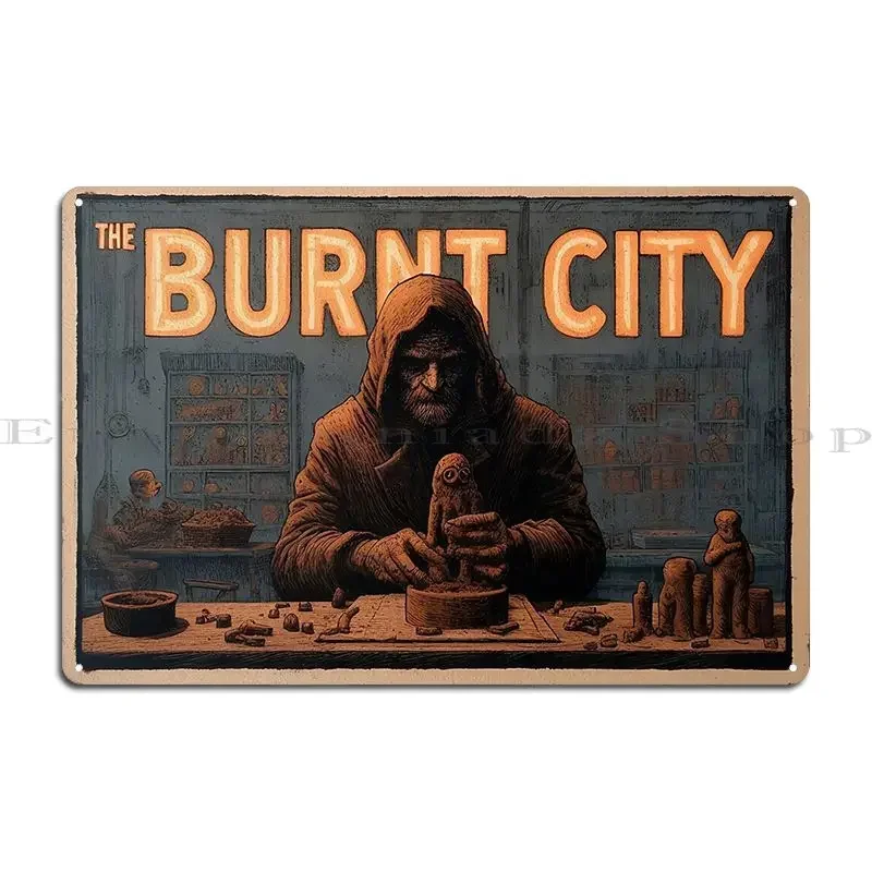 Another Laocoon In The Burnt City Metal Sign Wall Decor Vintage Personalized Cinema Vintage Tin Sign Poster